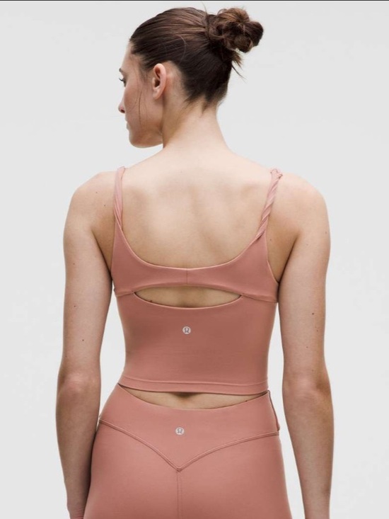 lululemon athletica Tops - Lululemon NEW Align Twist-Strap Cropped Tank Top Red Clay